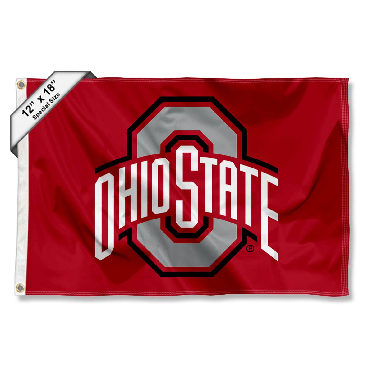 College Flags & Banners Co. Ohio State Buckeyes Boat and Golf Cart Flag - Sports Collectibles, Sports Memorabilia, Sports Fan Shop, Sports Gifts