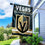 WinCraft Golden Knights Banner House Flag and 5 Foot Flagpole Set - Sports Collectibles, Sports Memorabilia, Sports Fan Shop, Sports Gifts