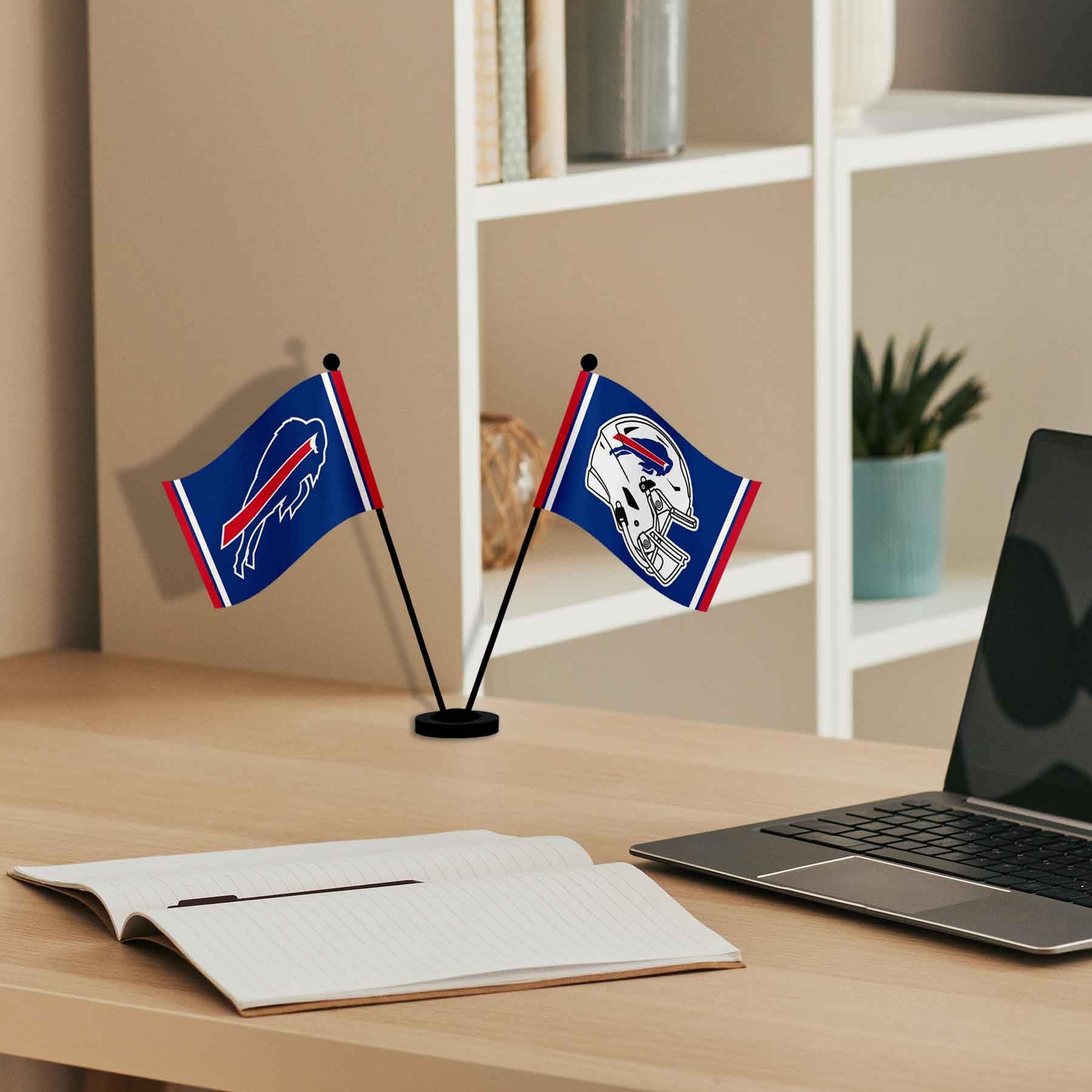 WinCraft Buffalo Bills Desk and Table Top Flags - Sports Collectibles, Sports Memorabilia, Sports Fan Shop, Sports Gifts