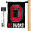 Ohio State University Go Bucks Garden Flag and Mailbox Post Pole Mount Holder Set - Sports Collectibles, Sports Memorabilia, Sports Fan Shop, Sports Gifts