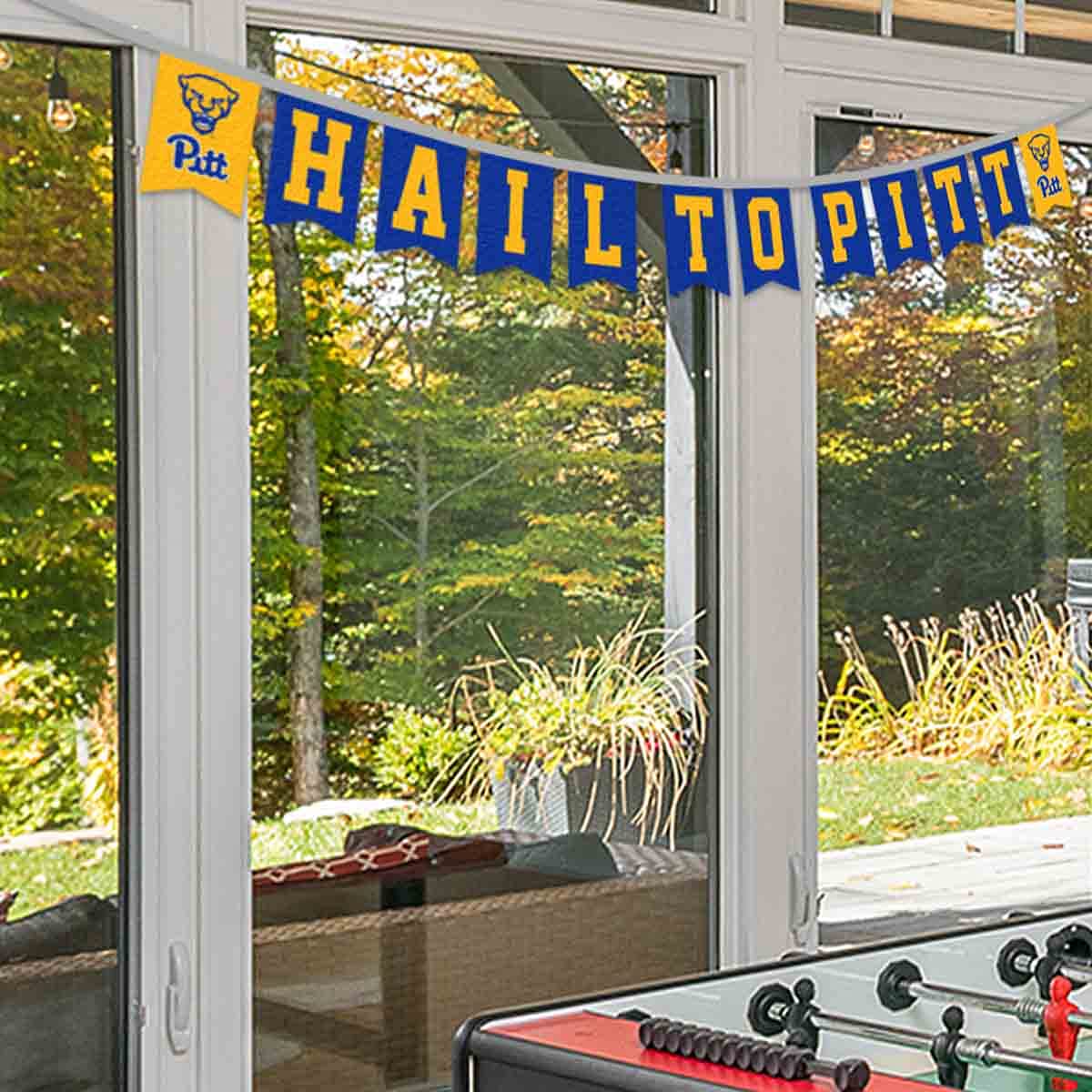 Pittsburgh Panthers Banner String Pennant Flags - Sports Collectibles, Sports Memorabilia, Sports Fan Shop, Sports Gifts