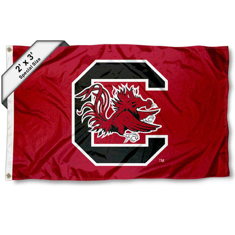 College Flags & Banners Co. South Carolina Gamecocks 2x3 Foot Flag - Sports Collectibles, Sports Memorabilia, Sports Fan Shop, Sports Gifts