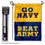 College Flags & Banners Co. US Navy Midshipmen Beat Army Garden Flag with Stand Holder - Sports Collectibles, Sports Memorabilia, Sports Fan Shop, Sports Gifts
