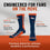 For Bare Feet NFL DENVER BRONCOS MVP Crew Sock Team Color Youth - Sports Gifts, Sports Memorabilia, Sports Collectibles, Fan Shop