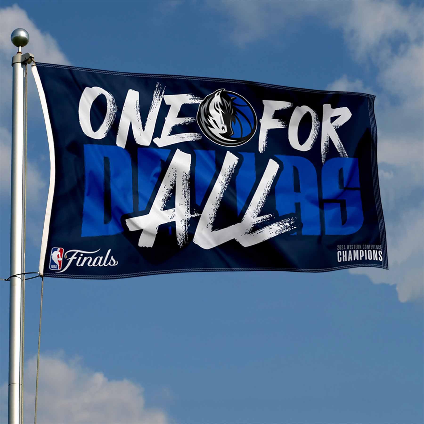 WinCraft Dallas Mavericks 2024 Finals Bound Conference Champions Banner Flag - Sports Collectibles, Sports Memorabilia, Sports Fan Shop, Sports Gifts