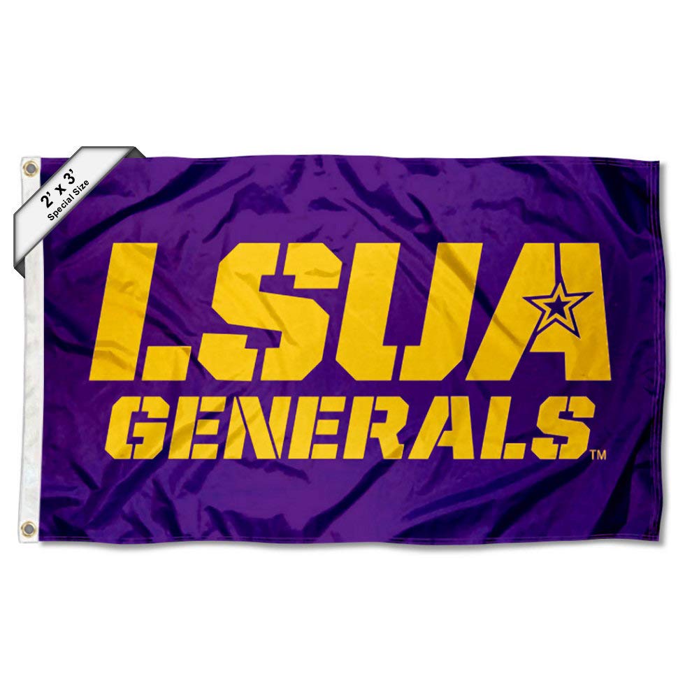 College Flags & Banners Co. Louisiana Alexandria Generals 2x3 Foot Flag - Sports Collectibles, Sports Memorabilia, Sports Fan Shop, Sports Gifts