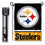 WinCraft Pittsburgh Steelers Garden Flag with Stand Holder - Sports Collectibles, Sports Memorabilia, Sports Fan Shop, Sports Gifts