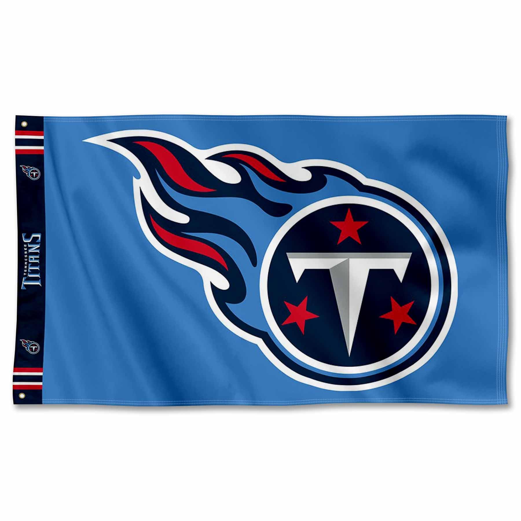 WinCraft Tennessee Titans Printed Header 3x5 Foot Banner Flag - Sports Collectibles, Sports Memorabilia, Sports Fan Shop, Sports Gifts