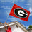 College Flags & Banners Co. Georgia Bulldogs Red Flag with Pole and Bracket Kit - Sports Collectibles, Sports Memorabilia, Sports Fan Shop, Sports Gifts