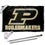 College Flags & Banners Co. Purdue Boilermakers Slant P Flag with Pole and Bracket Complete Set - Sports Collectibles, Sports Memorabilia, Sports Fan Shop, Sports Gifts