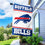 WinCraft Bills White Banner House Flag and 5 Foot Flagpole Set - Sports Collectibles, Sports Memorabilia, Sports Fan Shop, Sports Gifts