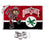 College Flags & Banners Co. Ohio State Buckeyes Split Logo Banner and Tapestry Wall Tack Pads - Sports Collectibles, Sports Memorabilia, Sports Fan Shop, Sports Gifts