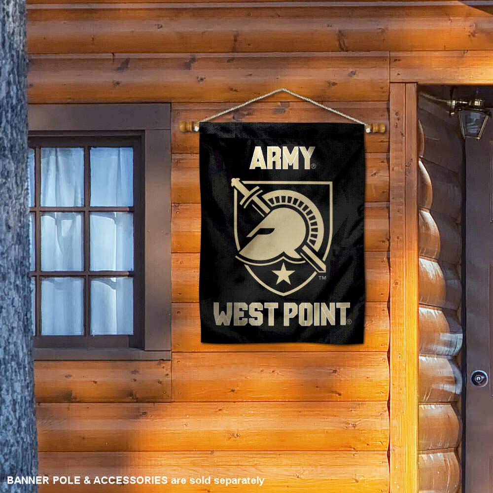 College Flags & Banners Co. Army Black Knights Athena Shield Double Sided House Flag - Sports Collectibles, Sports Memorabilia, Sports Fan Shop, Sports Gifts