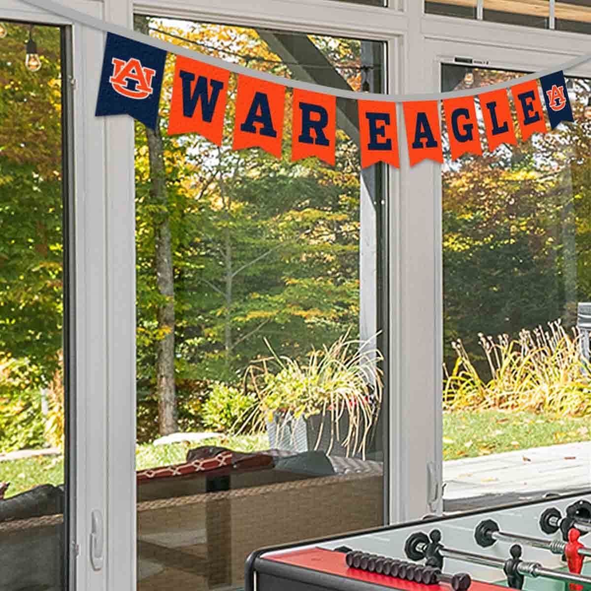 Auburn Banner String Pennant Flags - Sports Collectibles, Sports Memorabilia, Sports Fan Shop, Sports Gifts