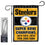 WinCraft Steelers 6 Time Champions Garden Flag and Stand Pole Holder Mount - Sports Collectibles, Sports Memorabilia, Sports Fan Shop, Sports Gifts