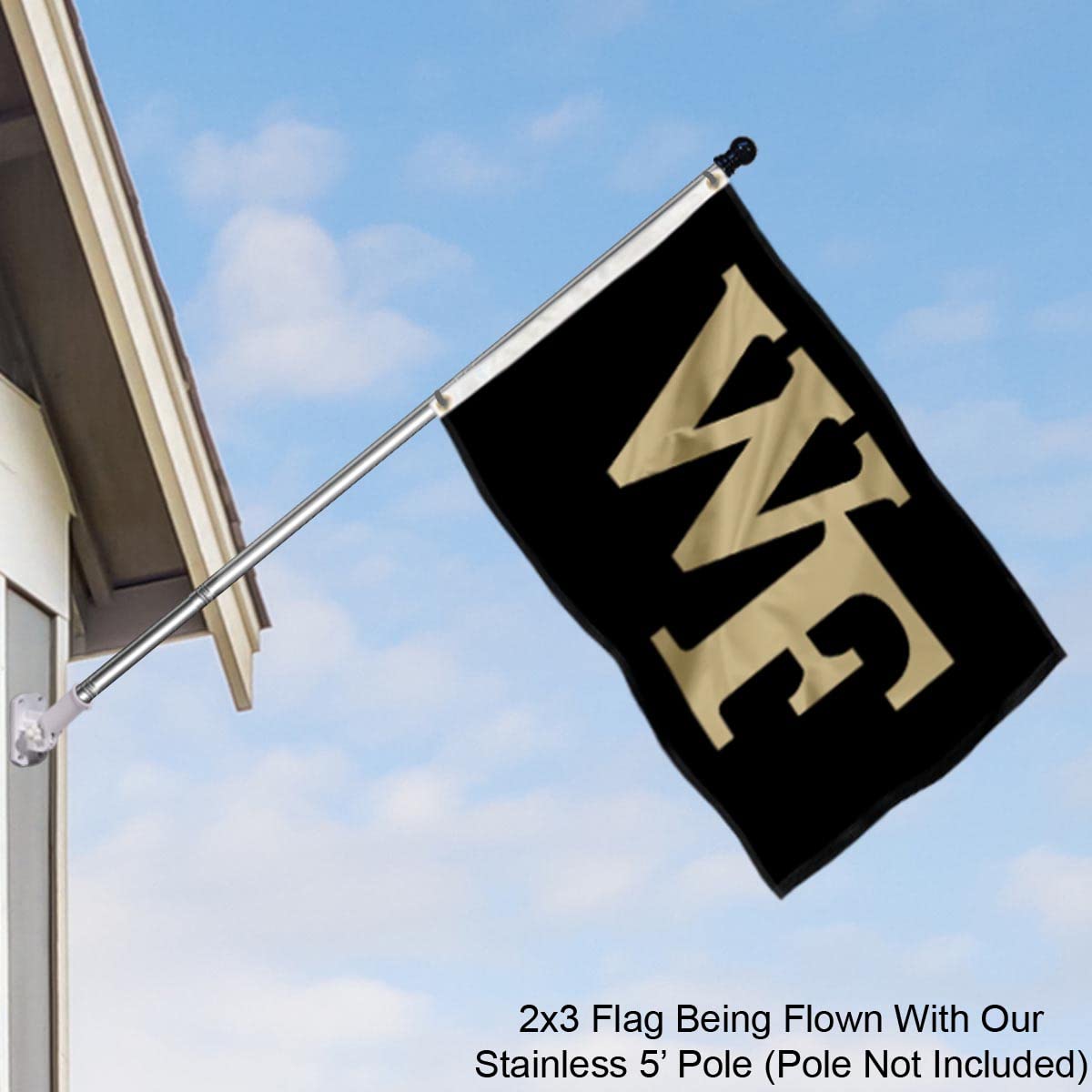 College Flags & Banners Co. Wake Forest Demon Deacons Small 2x3 Foot Flag - Sports Collectibles, Sports Memorabilia, Sports Fan Shop, Sports Gifts