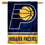 WinCraft Indiana Pacers Double Sided House Banner Flag - Sports Collectibles, Sports Memorabilia, Sports Fan Shop, Sports Gifts