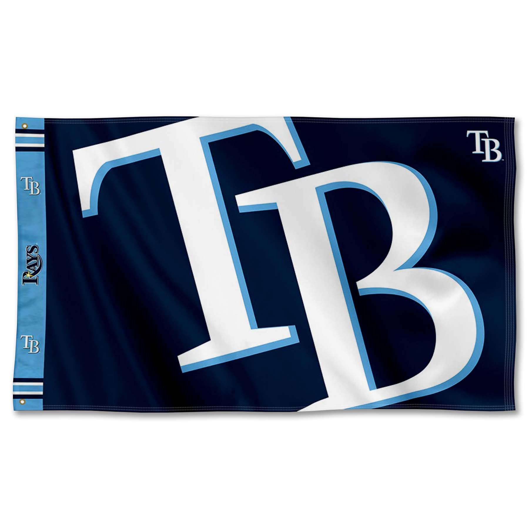 WinCraft Tampa Bay Rays Printed Header Flag 3x5 Banner - Sports Collectibles, Sports Memorabilia, Sports Fan Shop, Sports Gifts