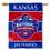 College Flags & Banners Co. Kansas KU Jayhawks 2022 Mens Basketball National Champions Double Sided House Flag - Sports Collectibles, Sports Memorabilia, Sports Fan Shop, Sports Gifts