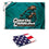 Coastal Carolina Chanticleers Small 2'x3' Flag and USA 3x5 Flag Set - Sports Collectibles, Sports Memorabilia, Sports Fan Shop, Sports Gifts