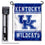 College Flags & Banners Co. Kentucky Wildcats Garden Flag with Stand Holder - Sports Collectibles, Sports Memorabilia, Sports Fan Shop, Sports Gifts