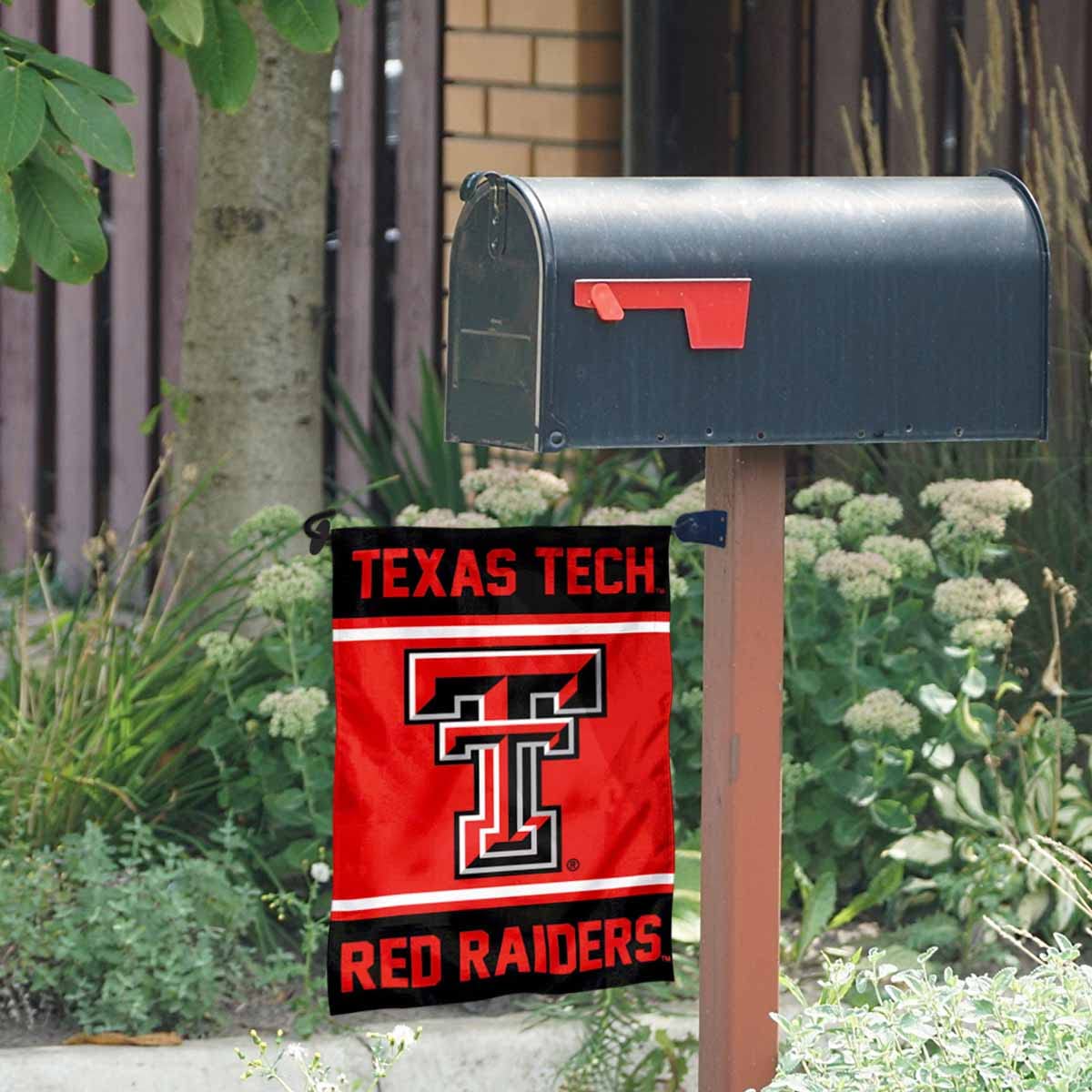Texas Tech Red Raiders Garden Flag and Mailbox Post Pole Mount Holder Set - Sports Collectibles, Sports Memorabilia, Sports Fan Shop, Sports Gifts