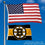 WinCraft Boston Bruins Small 2x3 Foot Banner Flag - Sports Collectibles, Sports Memorabilia, Sports Fan Shop, Sports Gifts