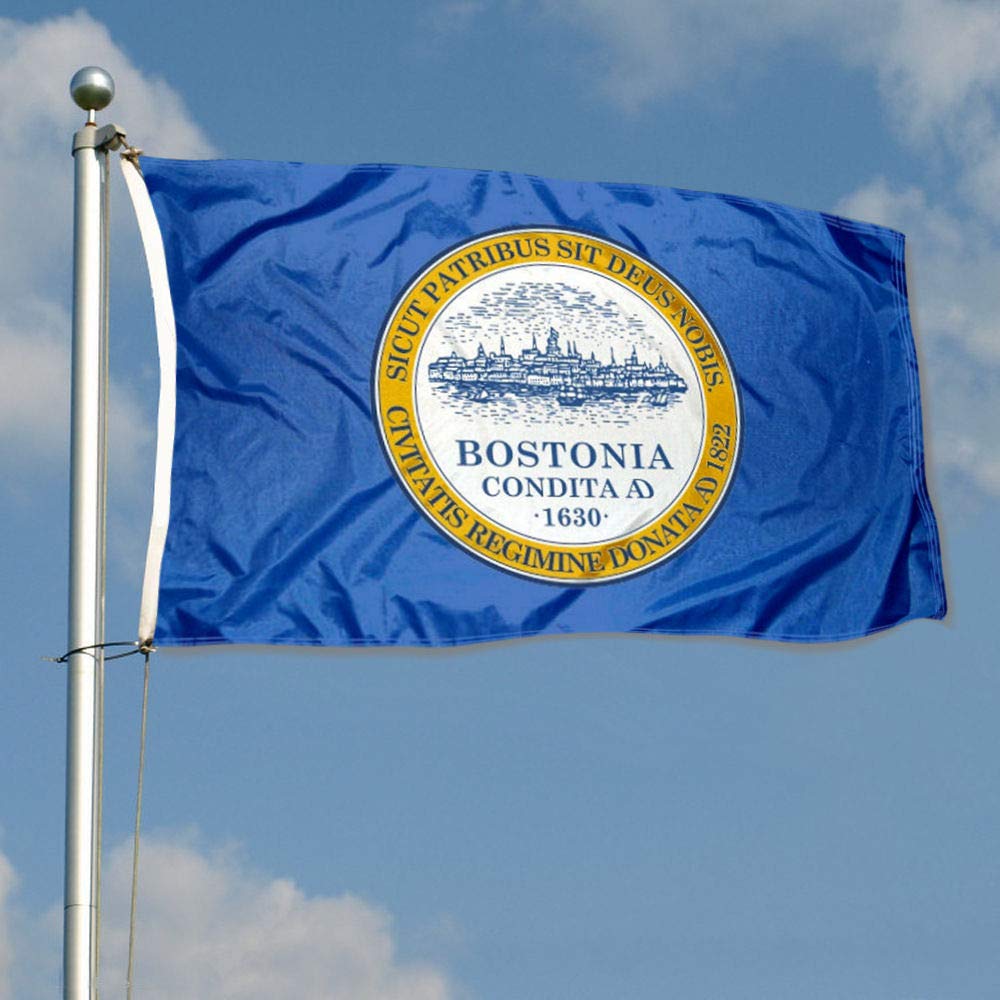 Sports Flags Pennants Company City of Boston Flag 3x5 Foot Banner - Sports Collectibles, Sports Memorabilia, Sports Fan Shop, Sports Gifts
