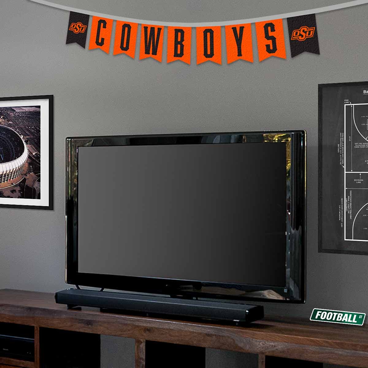 Oklahoma State Cowboys Banner String Pennant Flags - Sports Collectibles, Sports Memorabilia, Sports Fan Shop, Sports Gifts