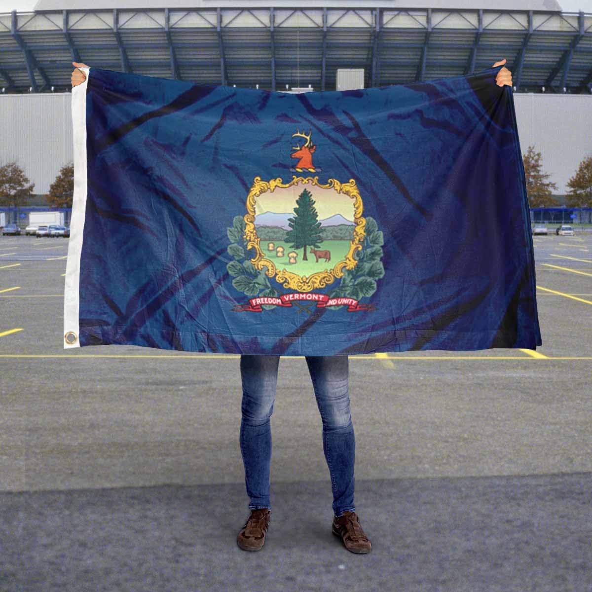 Sports Flags Pennants Company State of Vermont Flag 3x5 Foot Banner - Sports Collectibles, Sports Memorabilia, Sports Fan Shop, Sports Gifts