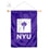 College Flags & Banners Co. New York Violets Window Wall Banner Hanging Flag with Suction Cup - Sports Collectibles, Sports Memorabilia, Sports Fan Shop, Sports Gifts