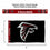 WinCraft Atlanta Falcons Printed Header 3x5 Foot Banner Flag - Sports Collectibles, Sports Memorabilia, Sports Fan Shop, Sports Gifts