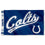 WinCraft Indianapolis Colts Script Logo Premium Flag - Sports Collectibles, Sports Memorabilia, Sports Fan Shop, Sports Gifts
