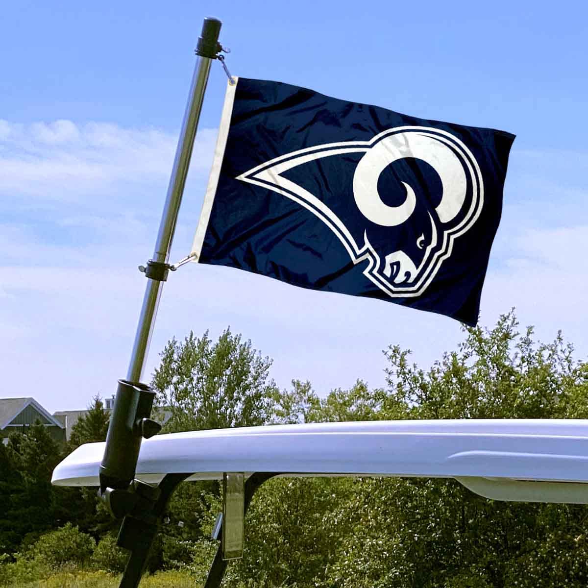 WinCraft Los Angeles Rams Boat and Golf Cart Pennant Flag - Sports Collectibles, Sports Memorabilia, Sports Fan Shop, Sports Gifts