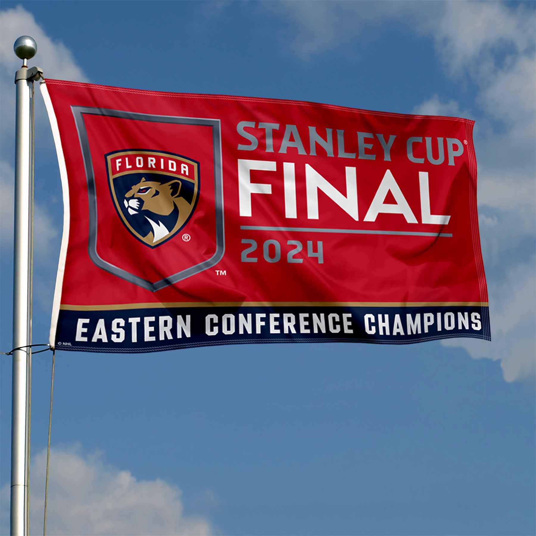 WinCraft Florida Panthers 2024 Stanley Cup Final Banner Flag - Sports Collectibles, Sports Memorabilia, Sports Fan Shop, Sports Gifts