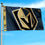 WinCraft Vegas Golden Knights Printed Header 3x5 Premium Banner Flag - Sports Collectibles, Sports Memorabilia, Sports Fan Shop, Sports Gifts