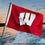 College Flags & Banners Co. Wisconsin Badgers Small 2x3 Foot Flag - Sports Collectibles, Sports Memorabilia, Sports Fan Shop, Sports Gifts