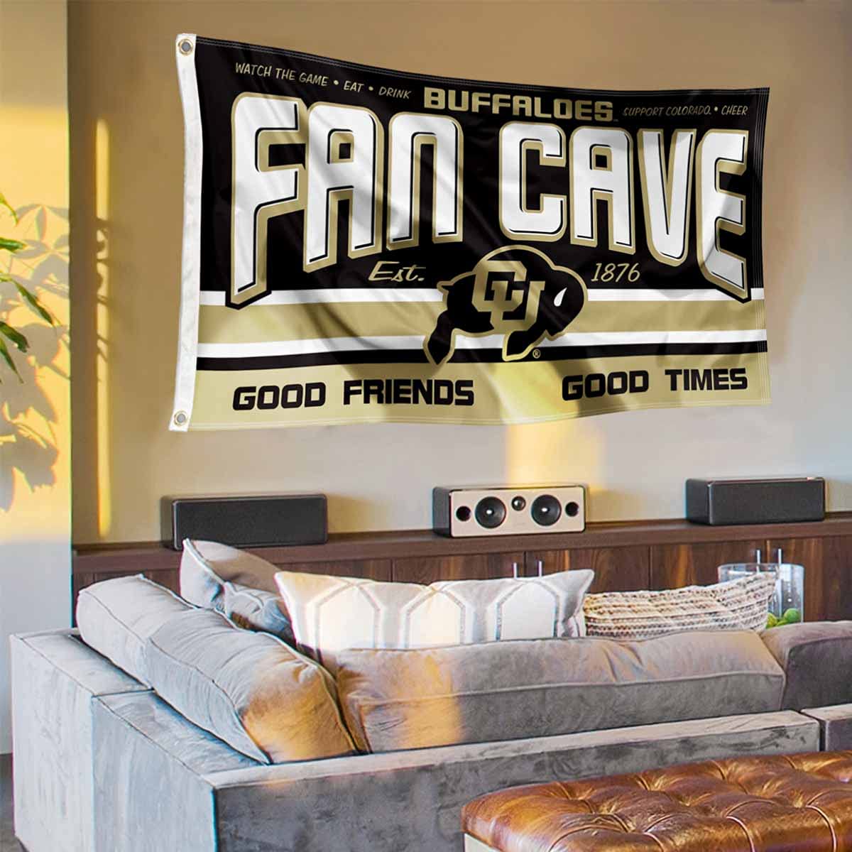 Colorado Buffaloes Fan Man Cave Banner Flag - Sports Collectibles, Sports Memorabilia, Sports Fan Shop, Sports Gifts