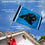 WinCraft Carolina Panthers Panther Blue Flag Pole and Bracket Kit - Sports Collectibles, Sports Memorabilia, Sports Fan Shop, Sports Gifts