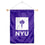 College Flags & Banners Co. New York Violets Window Wall Banner Hanging Flag with Suction Cup - Sports Collectibles, Sports Memorabilia, Sports Fan Shop, Sports Gifts