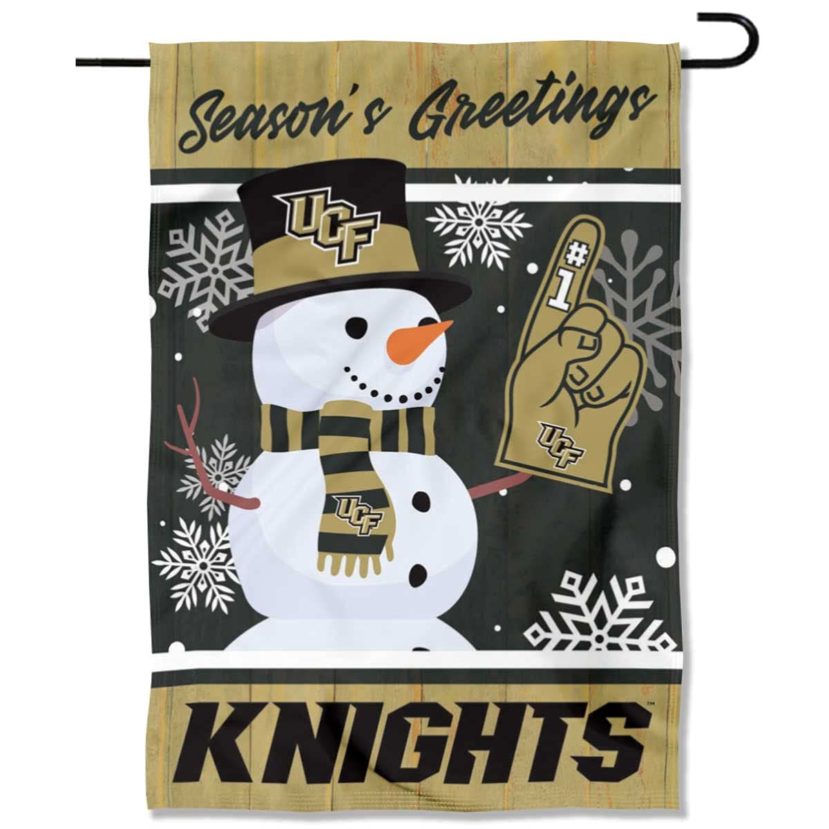 Central Florida Knights Holiday Winter Snow Garden Banner Flag - Sports Collectibles, Sports Memorabilia, Sports Fan Shop, Sports Gifts