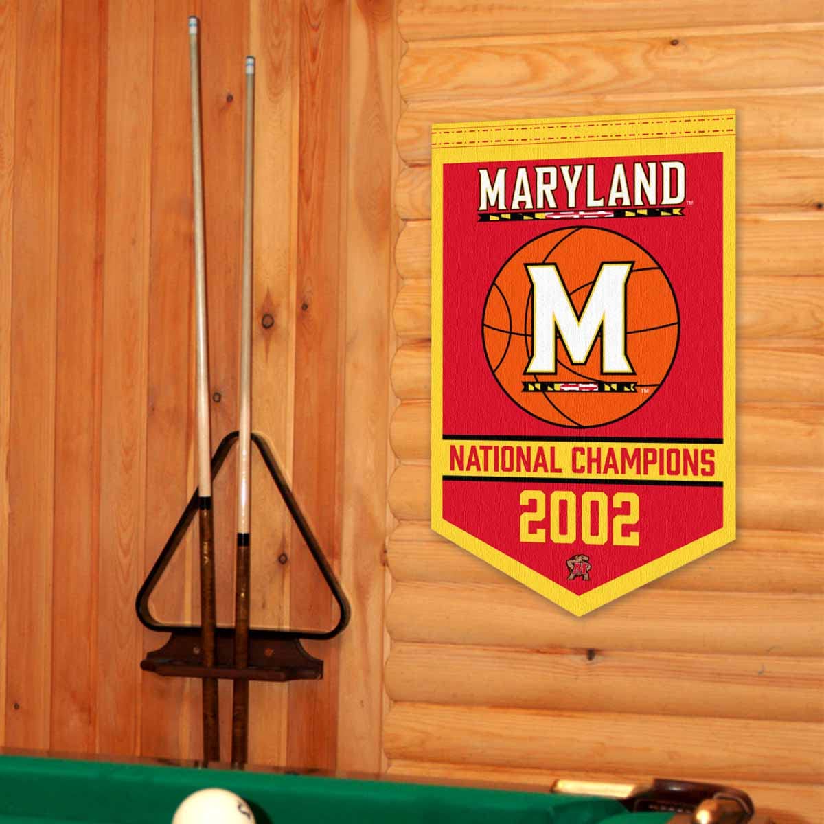 Maryland Terrapins Basketball National Champions Banner - Sports Collectibles, Sports Memorabilia, Sports Fan Shop, Sports Gifts
