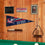 Columbus Blue Jackets Pennant Flag and Wall Tack Pads Mounts - Sports Collectibles, Sports Memorabilia, Sports Fan Shop, Sports Gifts