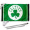 WinCraft Boston Celtics Shamrock Flag Pole and Bracket Set - Sports Collectibles, Sports Memorabilia, Sports Fan Shop, Sports Gifts
