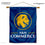 College Flags & Banners Co. Texas A&M Commerce Lions Double Sided House Flag and Wood Banner Pole Set - Sports Collectibles, Sports Memorabilia, Sports Fan Shop, Sports Gifts