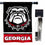 College Flags & Banners Co. UGA Bulldogs "New Dog" Double Sided House Banner Flag with Flag Pole Set - Sports Collectibles, Sports Memorabilia, Sports Fan Shop, Sports Gifts
