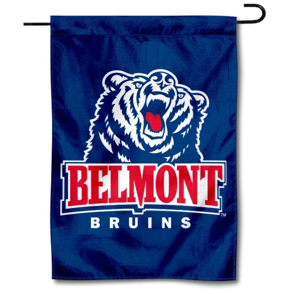 College Flags & Banners Co. Belmont Garden Flag and USA Flag Stand Pole Holder Set - Sports Collectibles, Sports Memorabilia, Sports Fan Shop, Sports Gifts