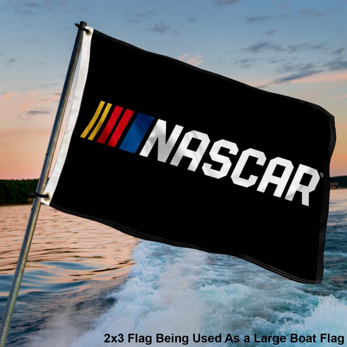 WinCraft NASCAR Logo 2x3 Foot Small Flag - Sports Collectibles, Sports Memorabilia, Sports Fan Shop, Sports Gifts