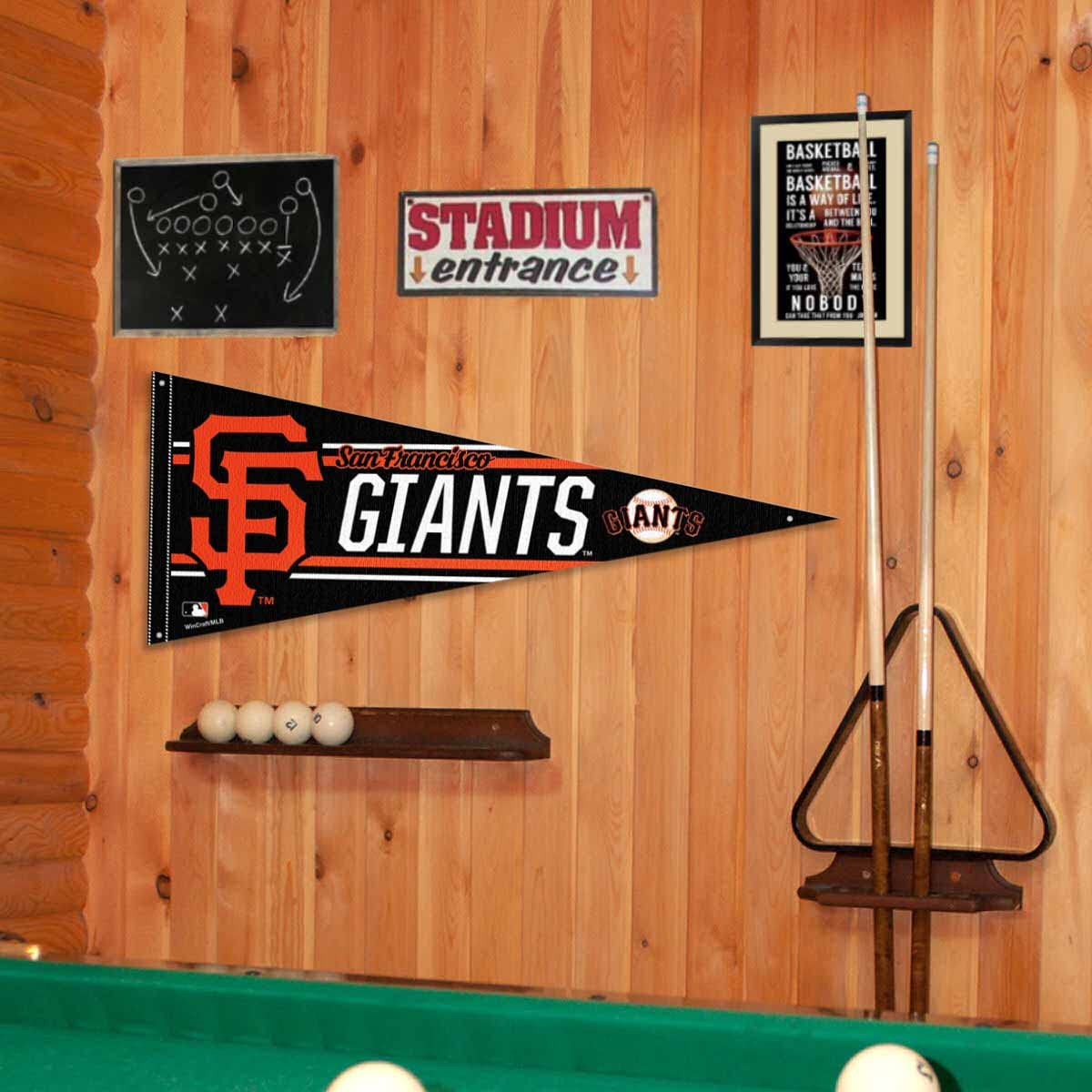 San Francisco Giants Pennant Banner and Wall Tack Pads - Sports Collectibles, Sports Memorabilia, Sports Fan Shop, Sports Gifts