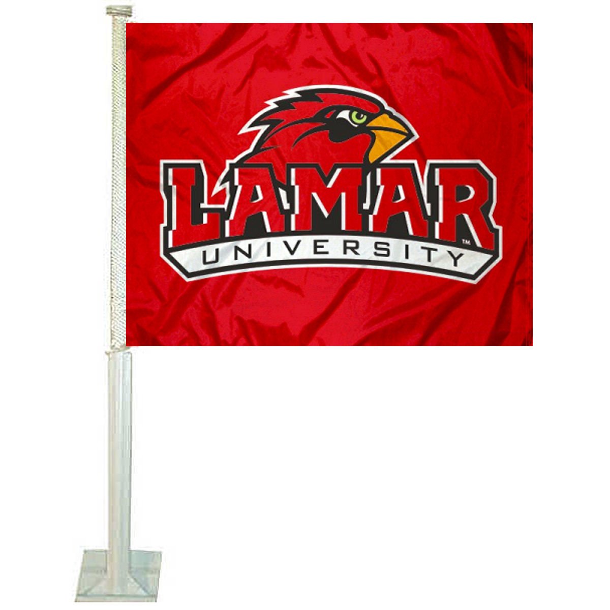 College Flags & Banners Co. LU Cardinals Car and Auto Flag - Sports Collectibles, Sports Memorabilia, Sports Fan Shop, Sports Gifts